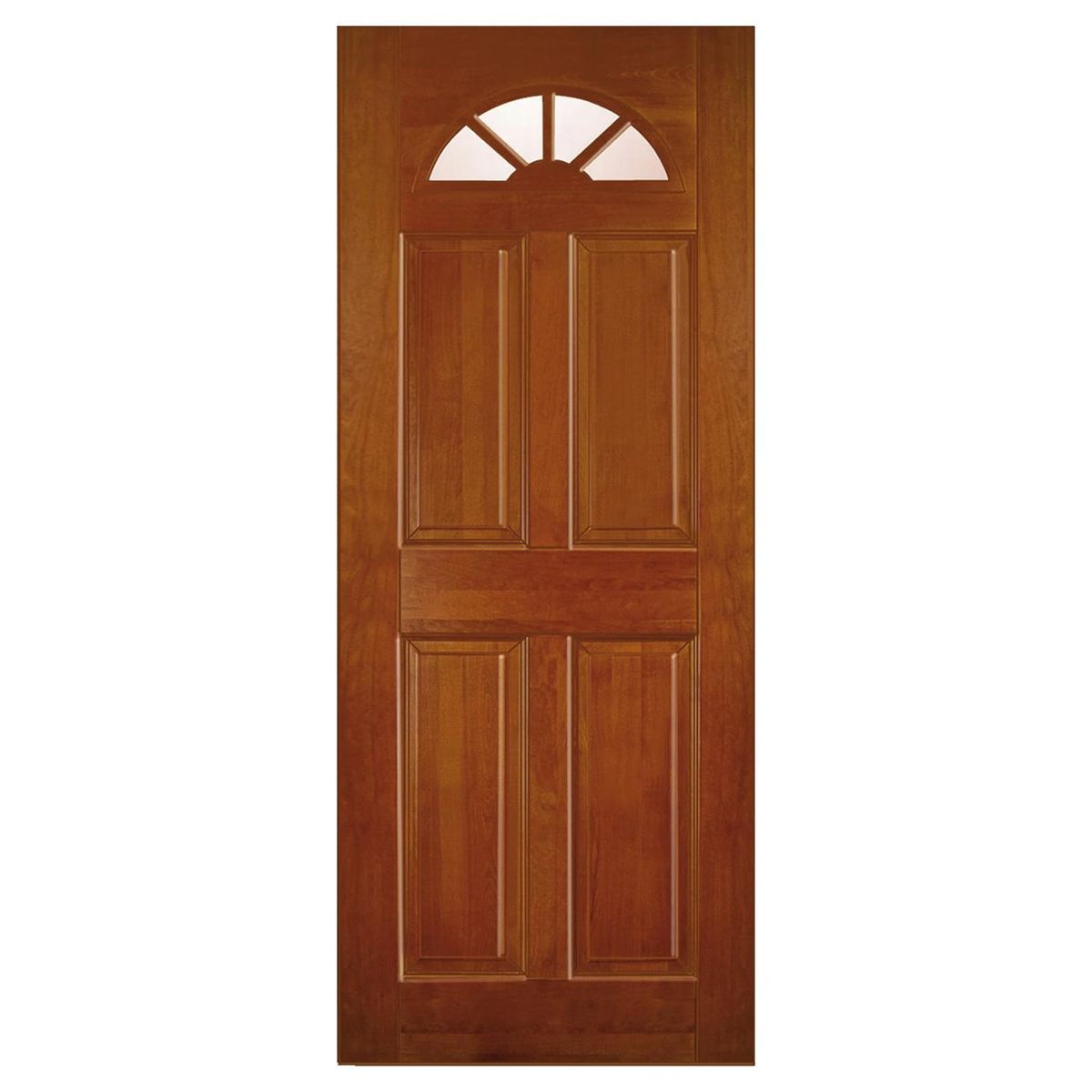 Puerta Vidriada Sin Vidrio Madera de lenga Clásica Georgia Natural, marca IGNISTERRA - Foto Principal