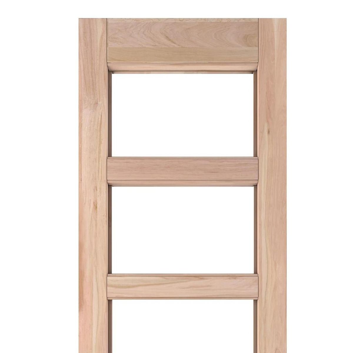 IGNISTERRA - Puerta Vidriada Sin Vidrio Madera de lenga Moderna Roma Natural