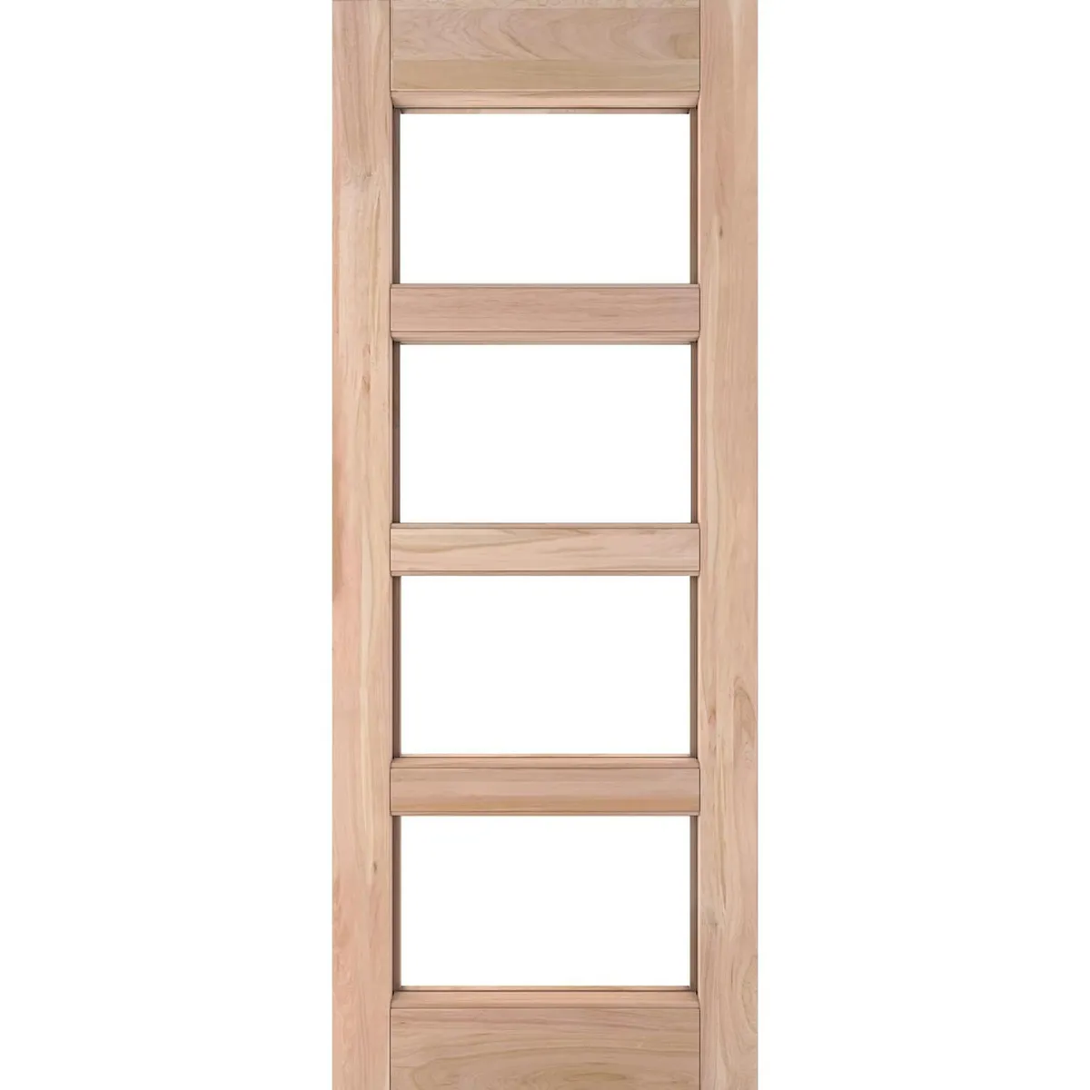 IGNISTERRA - Puerta Vidriada Sin Vidrio Madera de lenga Moderna Roma Natural