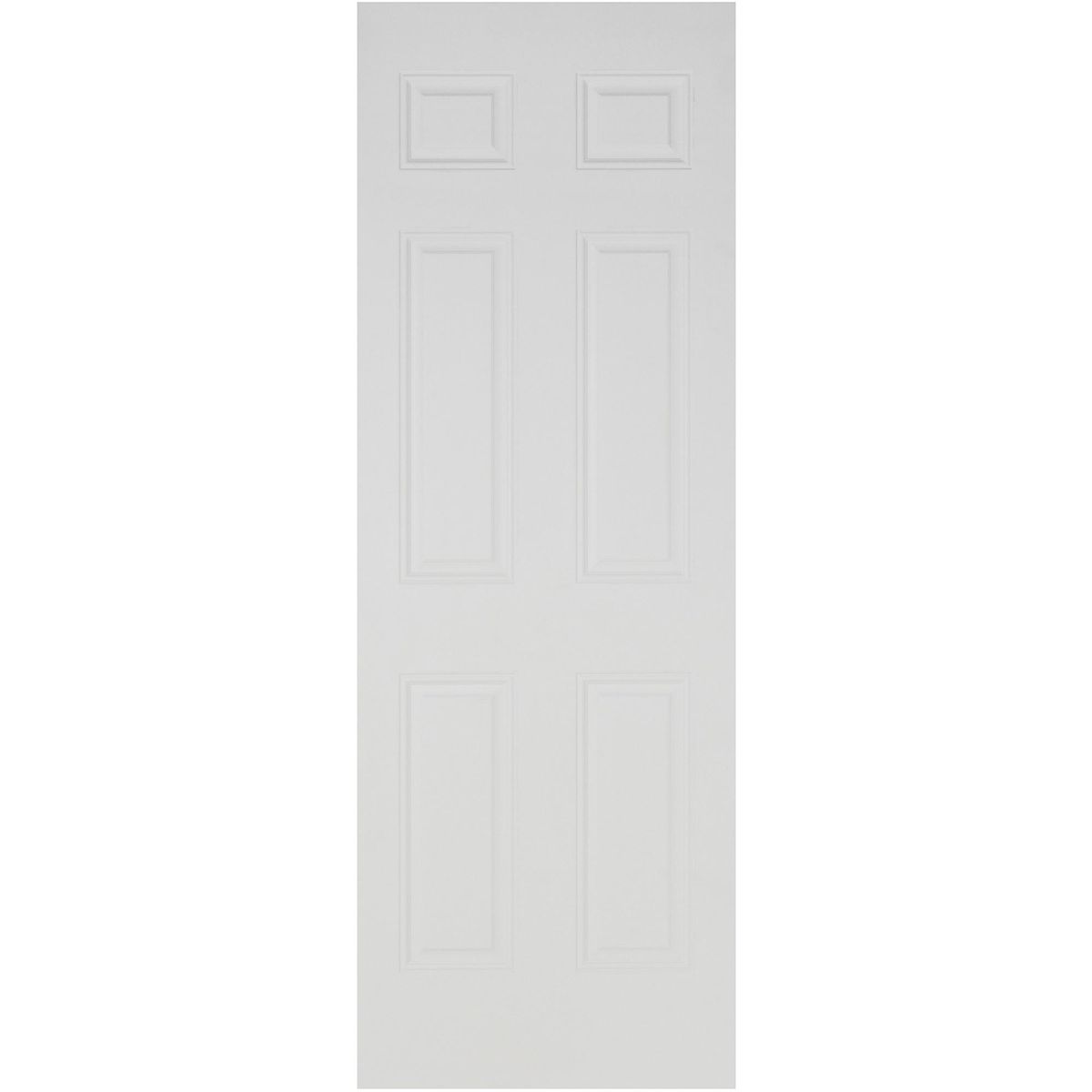 HOLZTEK - Puerta Bostonian Acero C/6 Paneles Blanco