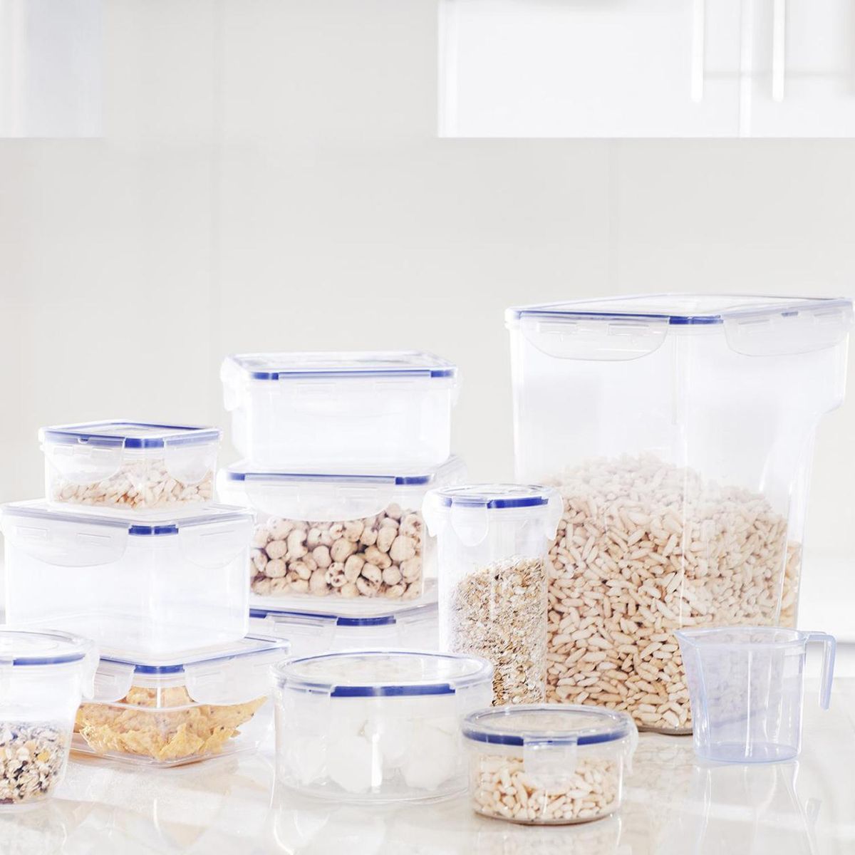 JUST HOME COLLECTION - Contenedor de Alimentos Plástico 900 ml