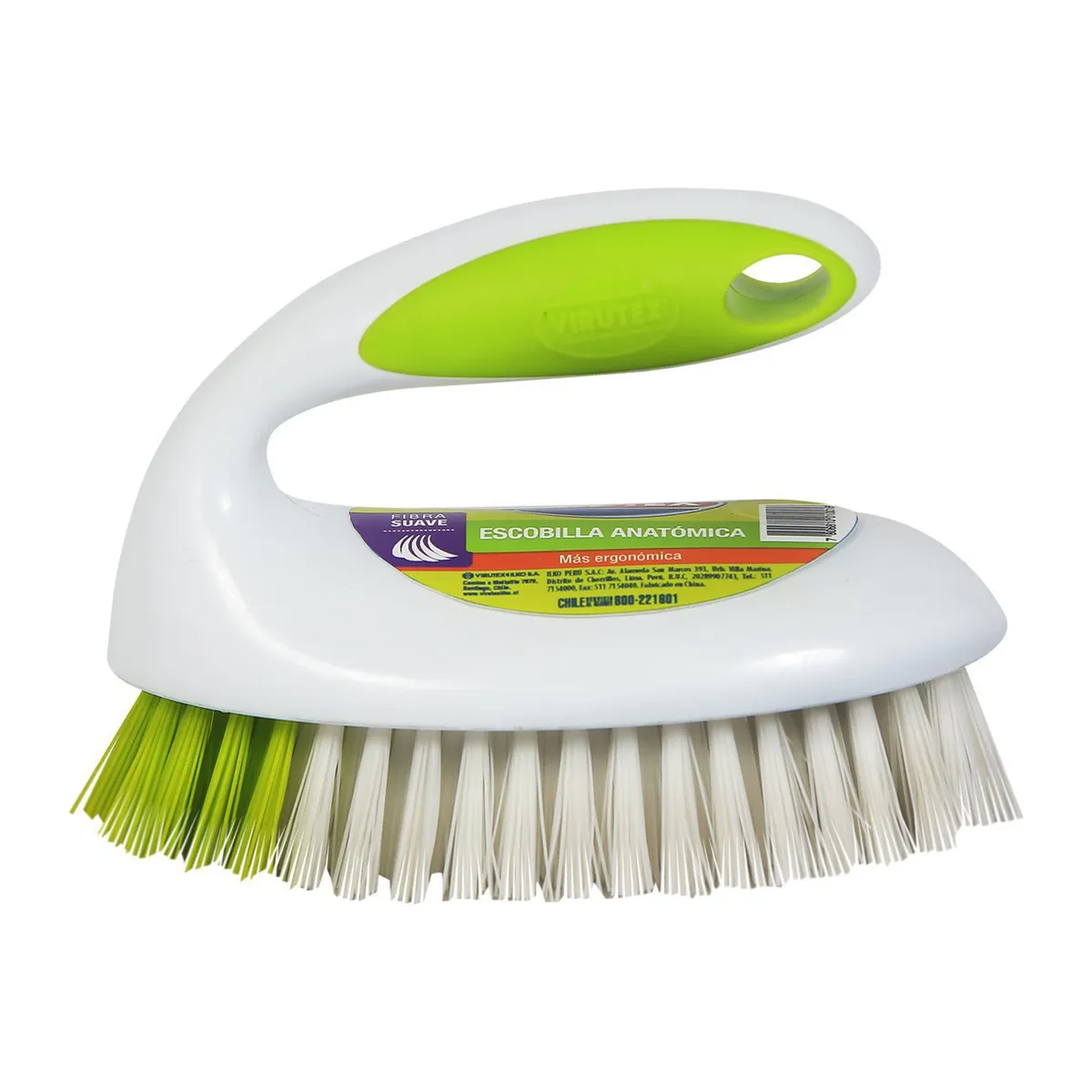 VIRUTEX - Escobilla Virutex Fibra Suave para Ropa y Textiles Delicados