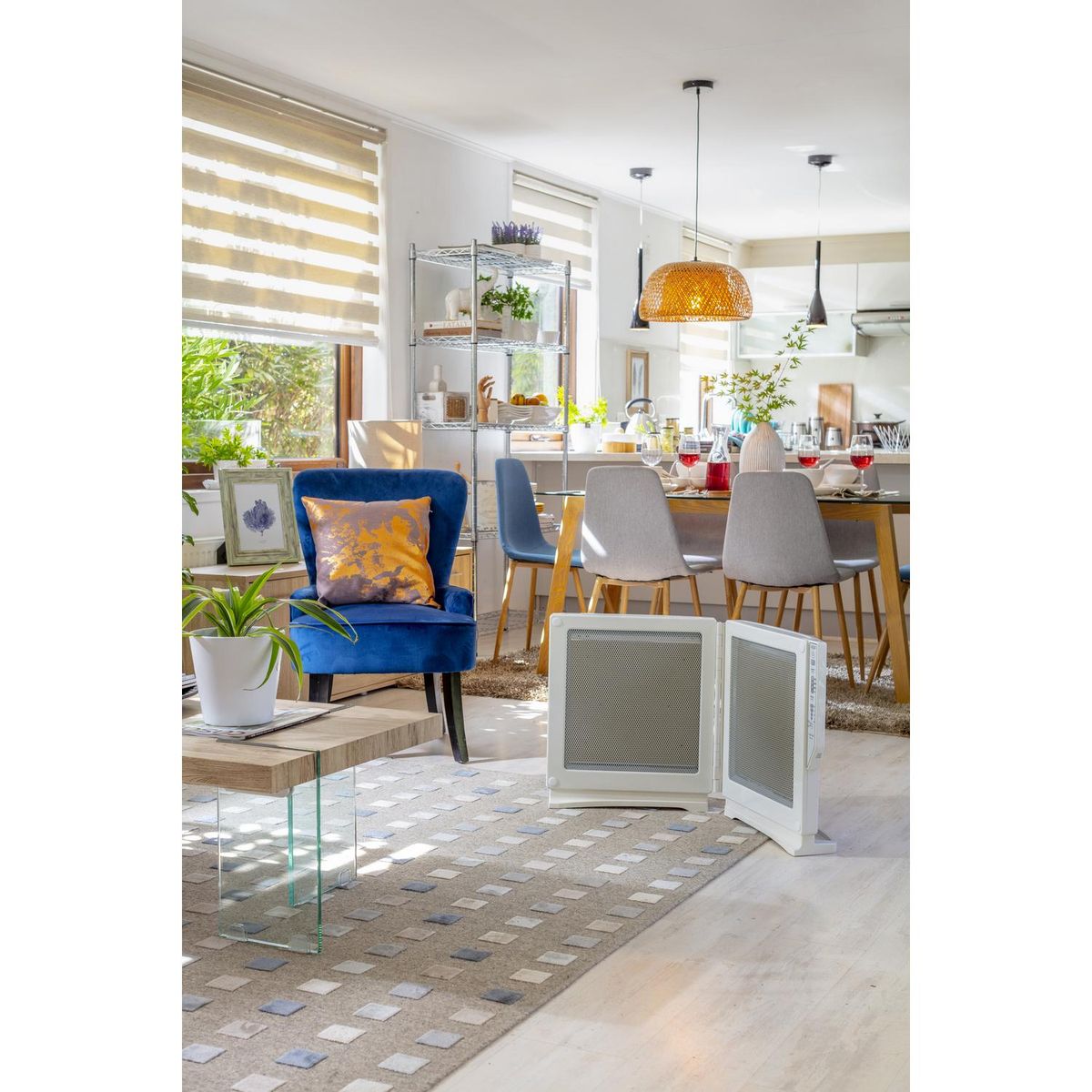 TOYOTOMI - Estufa Infrarroja Eléctrica 1200 W Infrarrojo EPH-121 