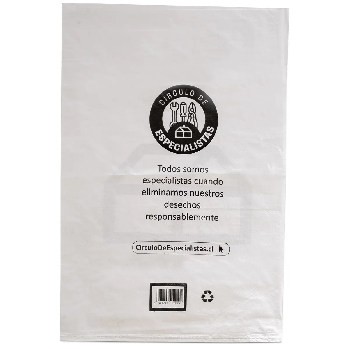 BAUKER - Pack 10 sacos de escombros reforzado