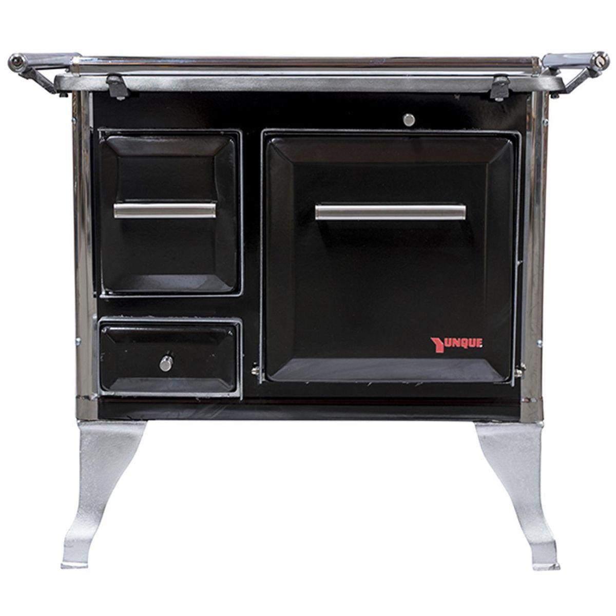 Cocina a Leña 72x56 cm 4 Platos Negro Tradicional, marca YUNQUE - Foto Principal