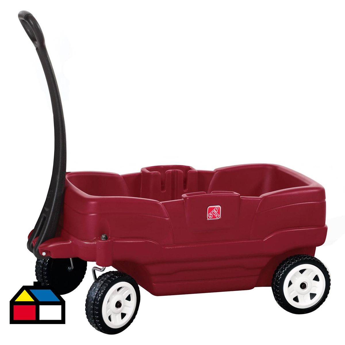 STEP 2 - Carro de Arrastre Negro/rojo Desde 2 años