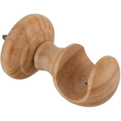 Imagen 2 del producto Set De Soportes Para Barra De Cortina 28 Mm 2 Unidades Natural