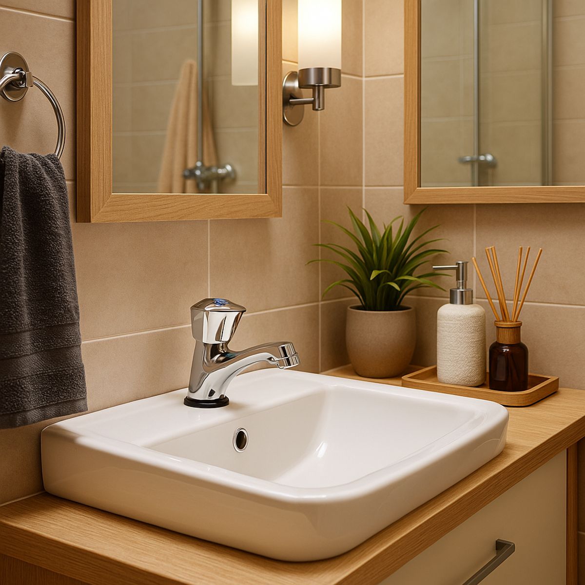 PLUMBER - Monomando Lavatorio Plumber Cromado