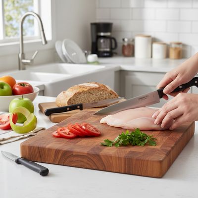 Imagen 2 del producto Set de 4 Cuchillos Inoxidable Multiuso 20 cm