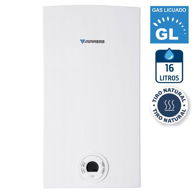 JUNKERS -  Gas Licuado 16 Litros Tiro Natural Ionizado