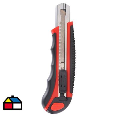 Cuchillo de corte plstico rojo