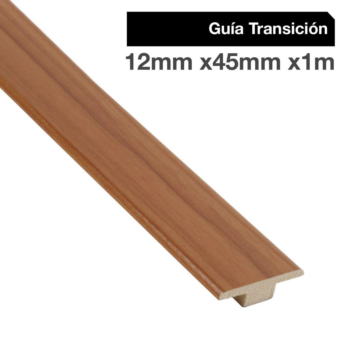 HOLZTEK - Guía de Transición MDF Cerezo 12 mm 4.5x100 cm