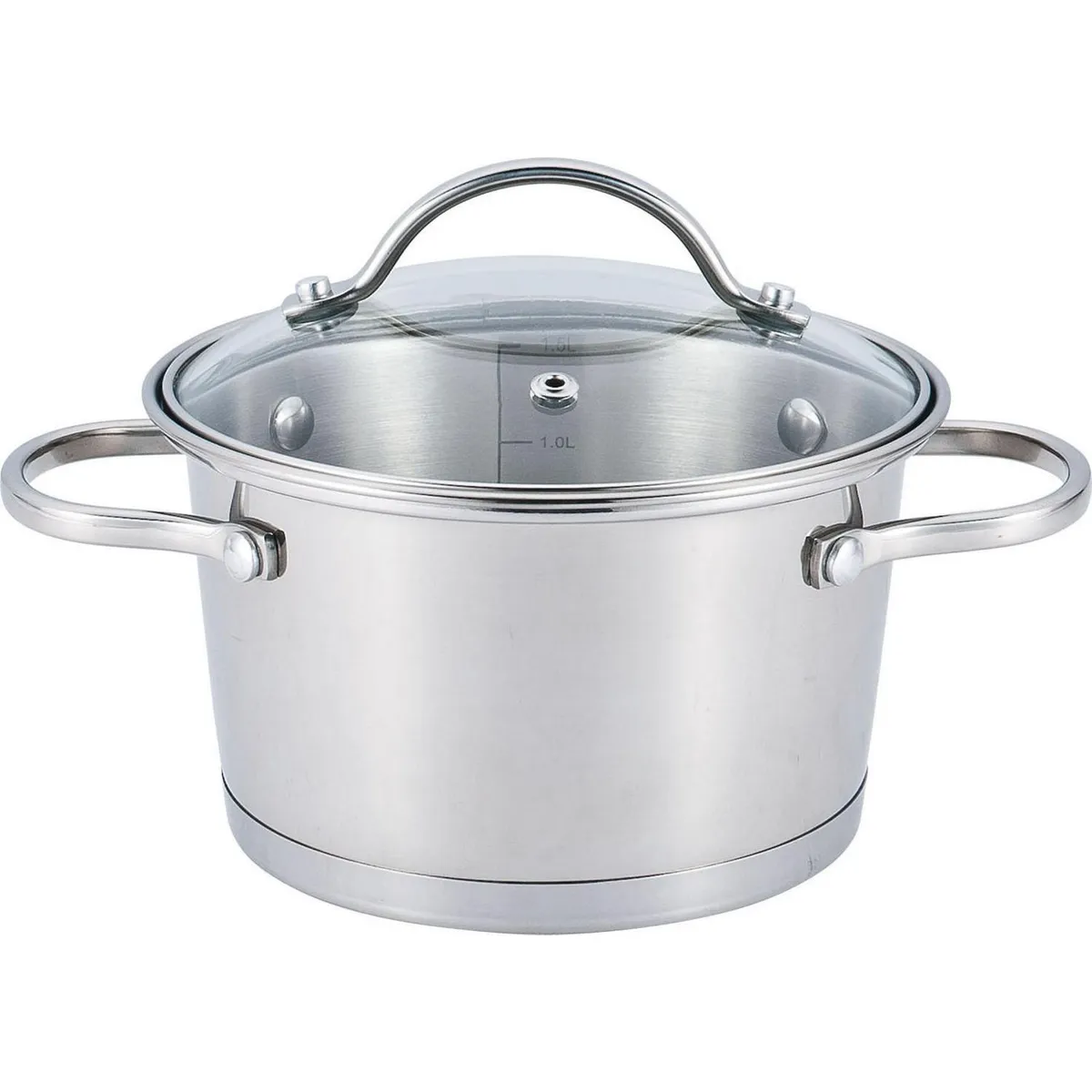 JUST HOME COLLECTION - Olla de Acero inoxidable 16 cm 1,6 Lts