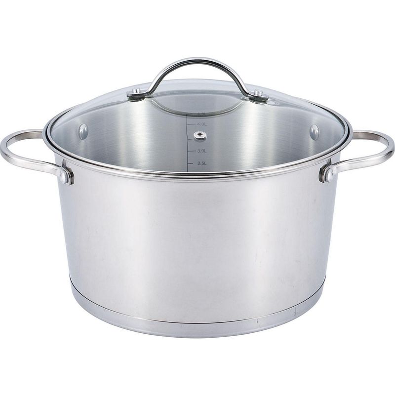 JUST HOME COLLECTION - Olla de Acero inoxidable 24 cm 5,2 Litros