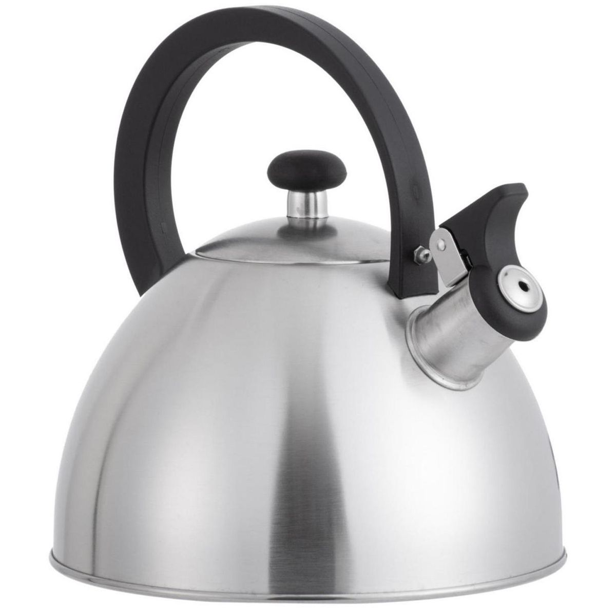JUST HOME COLLECTION - Tetera 2.5 l Acero Inoxidable Gris/Negro