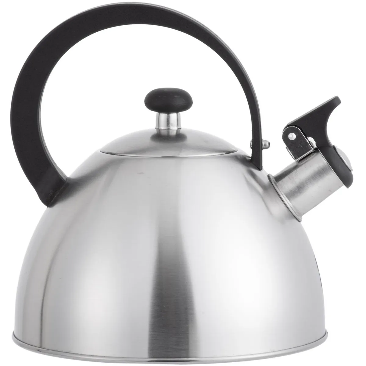 JUST HOME COLLECTION - Tetera 2.5 l Acero Inoxidable Gris/Negro