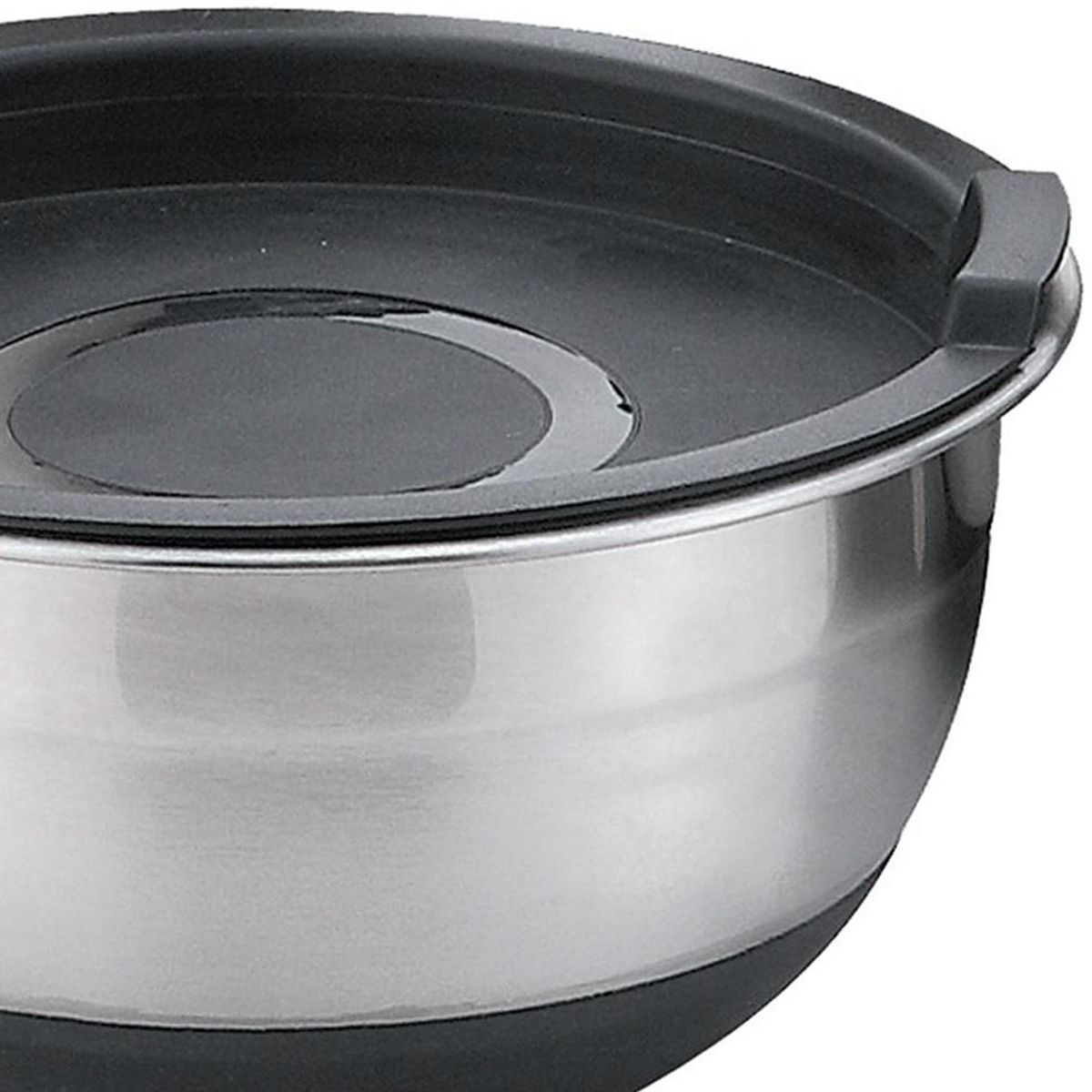 JUST HOME COLLECTION - Bowl con Tapa Acero inoxidable Redonda 24x24 cm Plateado