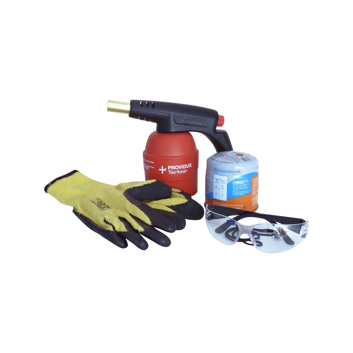 PROVIDUS - Kit Soplete + Balón + Lente + Guantes