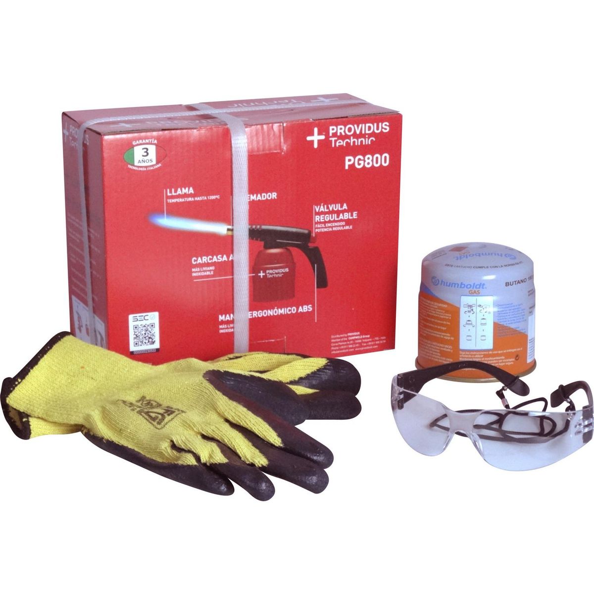PROVIDUS - Kit Soplete + Balón + Lente + Guantes