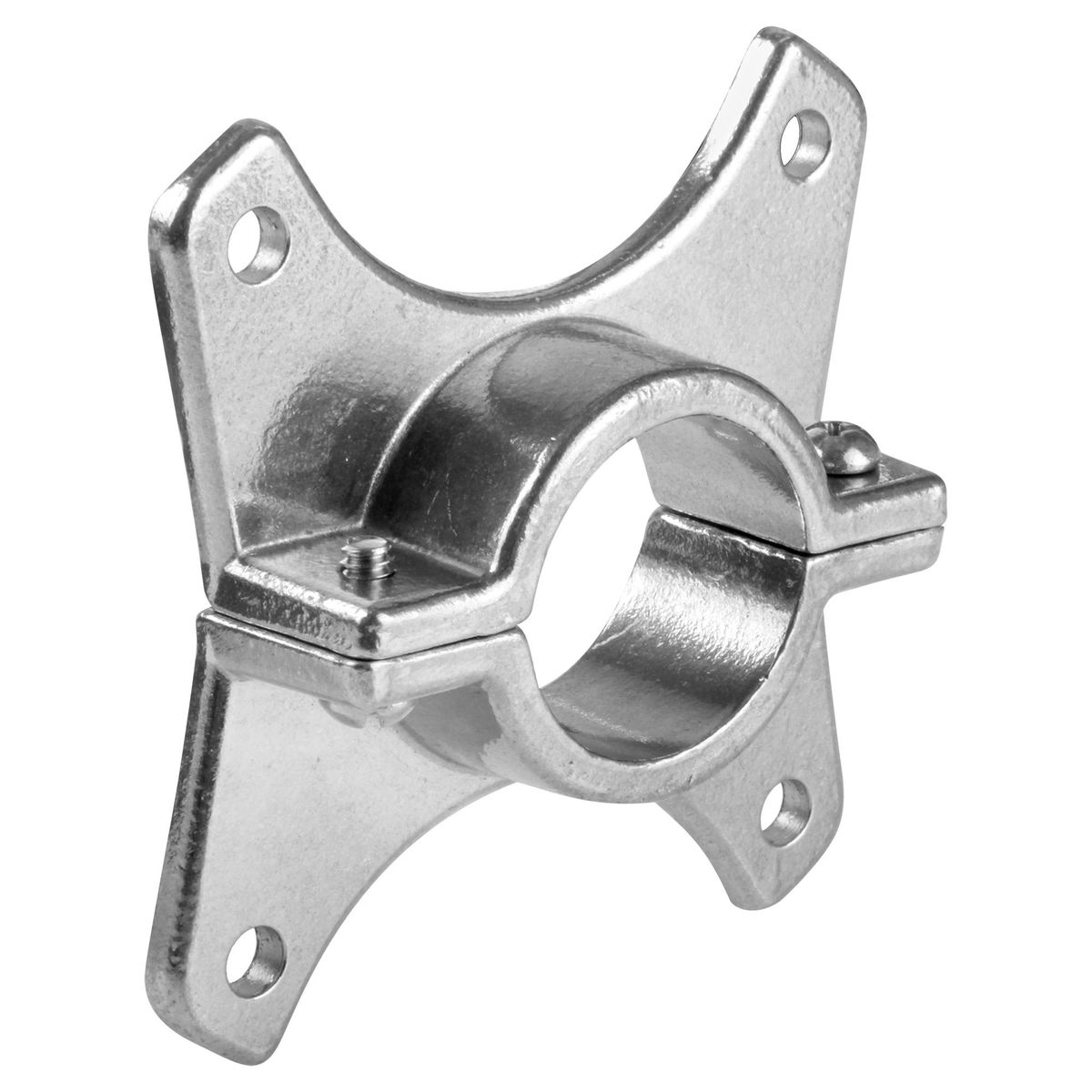 ALUSYSTEM - Soporte para repisa doble 81x84x22 mm