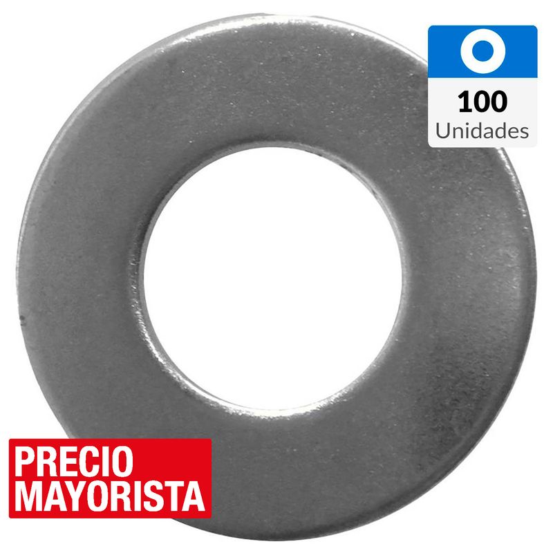 MAMUT - Golilla Plana Calibrada 1/4" 100 unidades