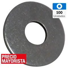 FIXSER - Golilla Plana Corriente 3/8 100 unidades
