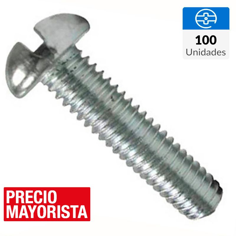 FIXSER - Perno de cocina combinado 1/8"x1" 100 unidades