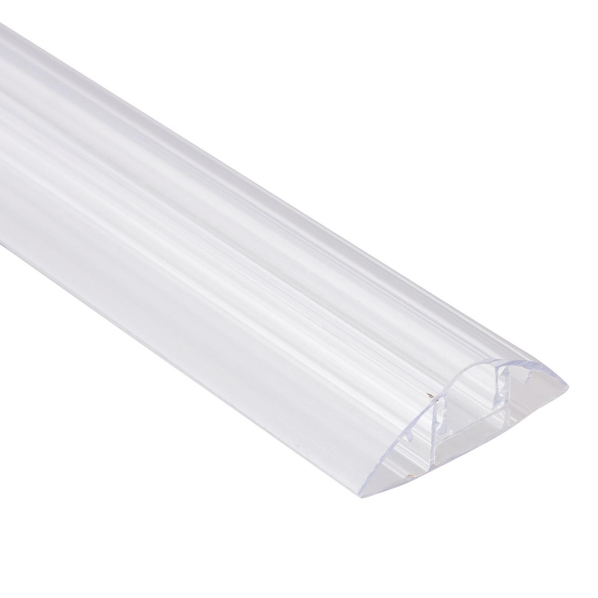 DVP - Perfil HCP Clip 4-6-8-10 mm 5,8 m Base y Tapa Transparente