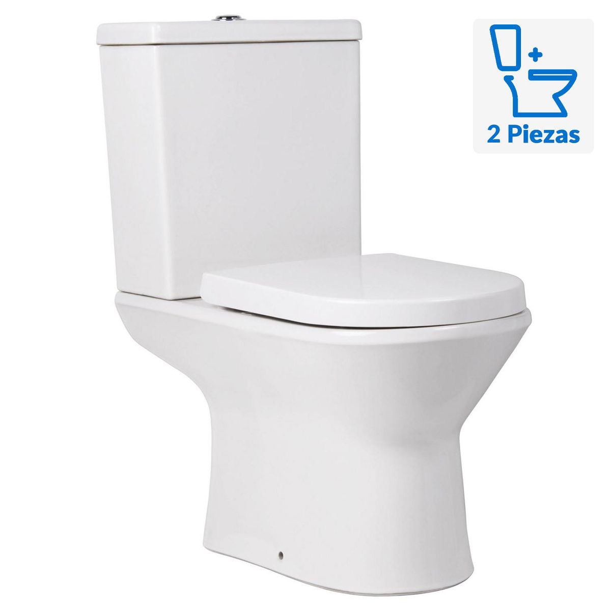 BRIGGS - Sanitario Two piece Dual Múltiple 6 Litros Verso Advanced Blanco
