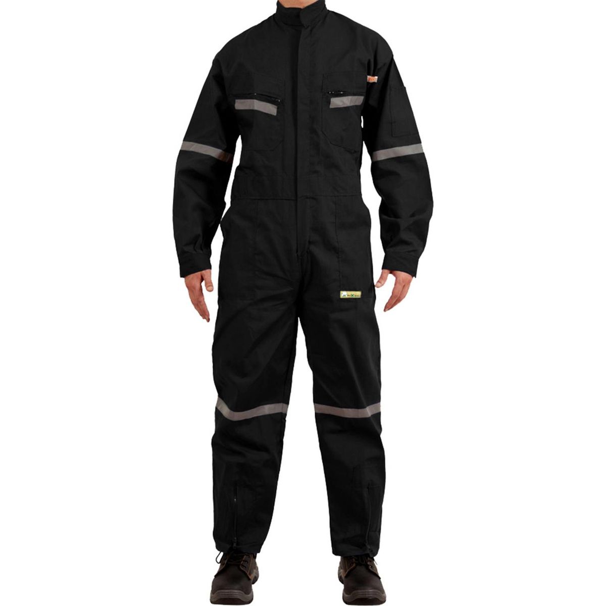 ALASKA - Overol Poplin con Cinta Negro