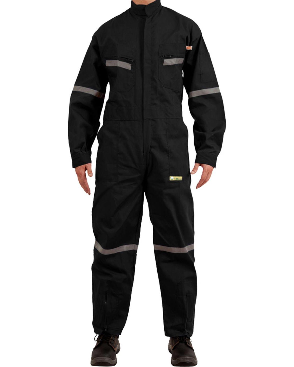 Overol Poplin con Cinta Negro Sodimac Falabella - Main Image