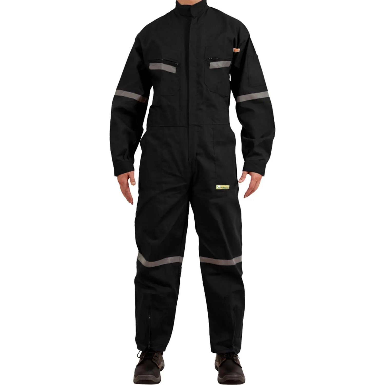 ALASKA - Overol Poplin con Cinta Negro