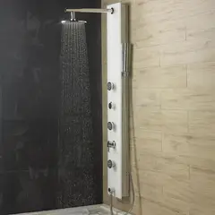 SENSI DACQUA - Columna para ducha 150x22 cm gris