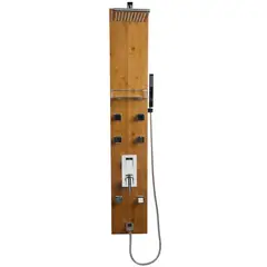 SENSI DACQUA - Columna para ducha 150x25 cm café