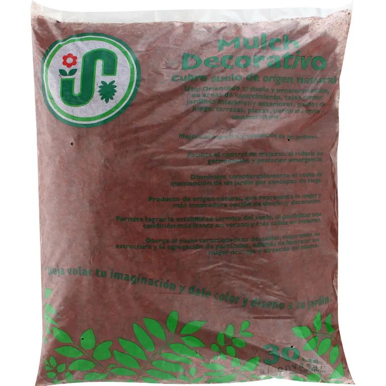 Mulch decorativo saco 30 litros café