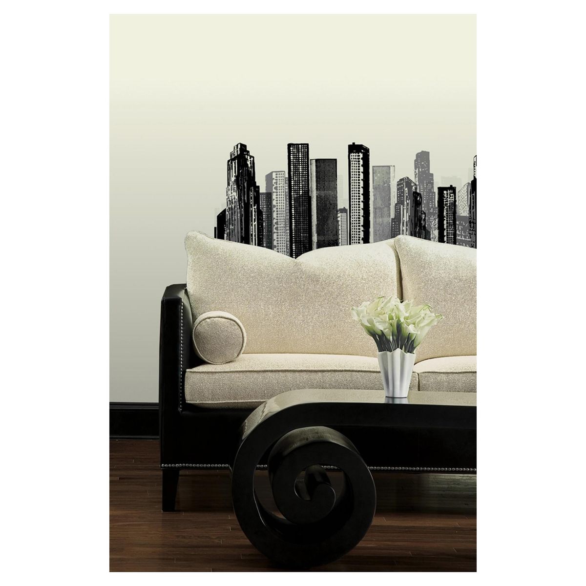 ROOMMATES - Sticker decorativo skyline 12 unidades