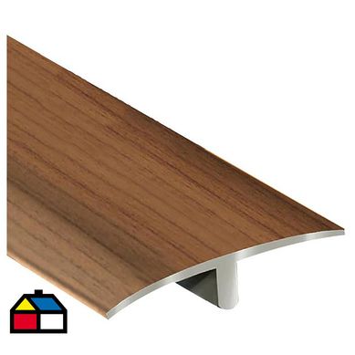 Gua de compensacin pisos madera Aluminio Wenge 0.95 mt