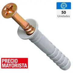 MAMUT - Tarugo clavo M6 35 mm 50 unidades