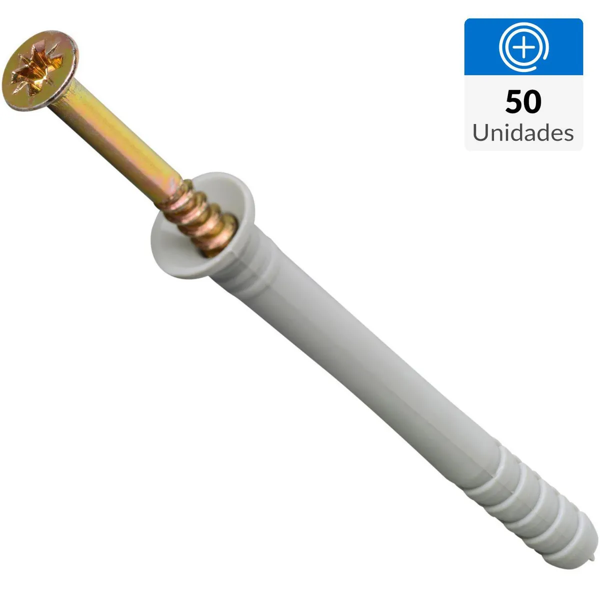 MAMUT - Tarugo clavo M6 60 mm 50 unidades