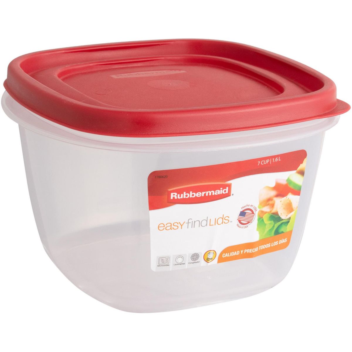 RUBBERMAID - Contenedor de Alimentos Plástico 1700 ml