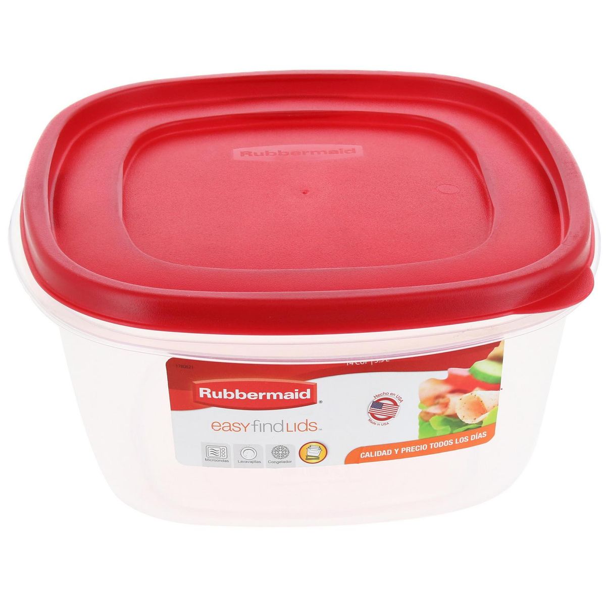 RUBBERMAID - Contenedor de Alimentos Plástico 3300 ml