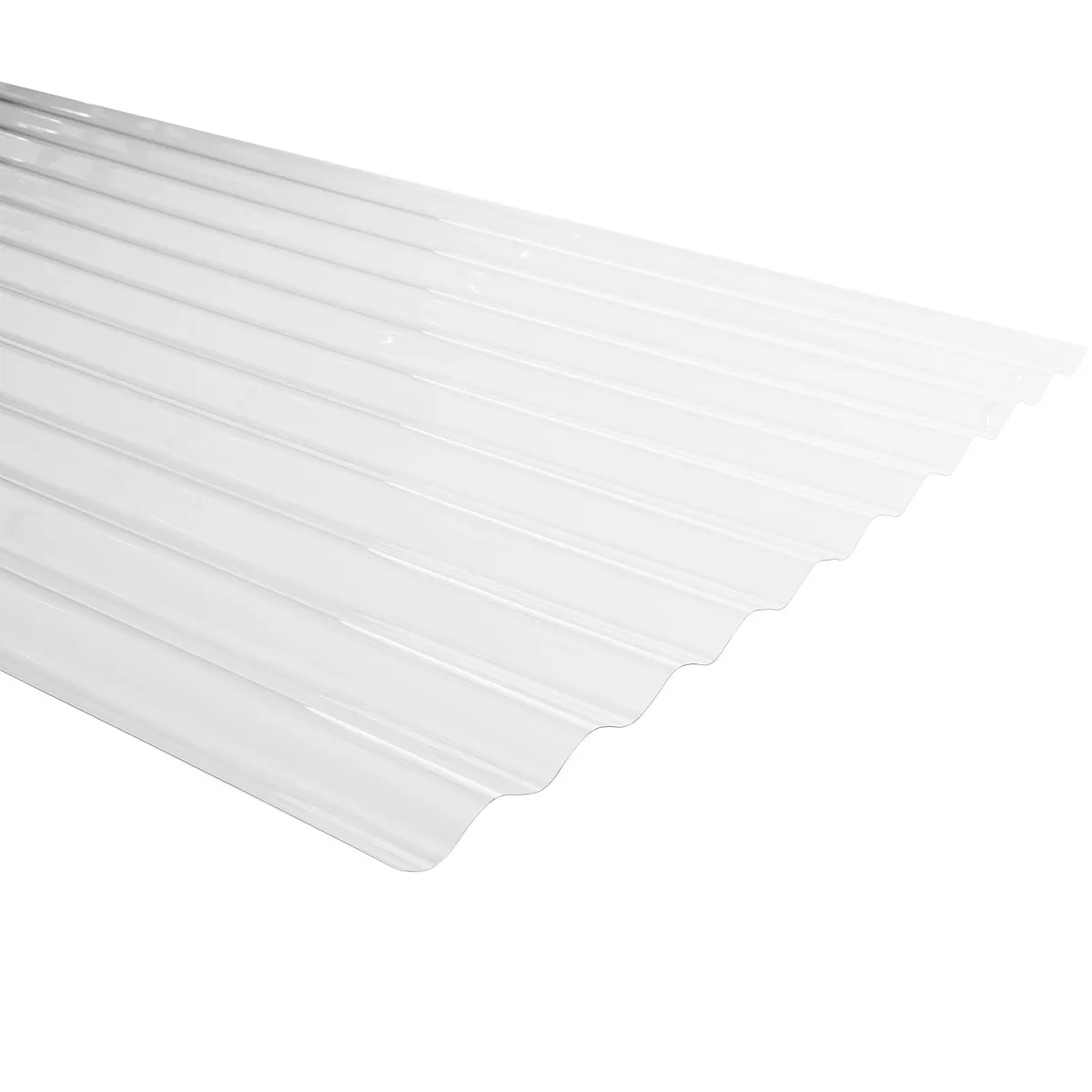 Plancha Policarbonato Ondulada 0.7 mm 81x366 cm Transparente, marca DVP - Foto 2