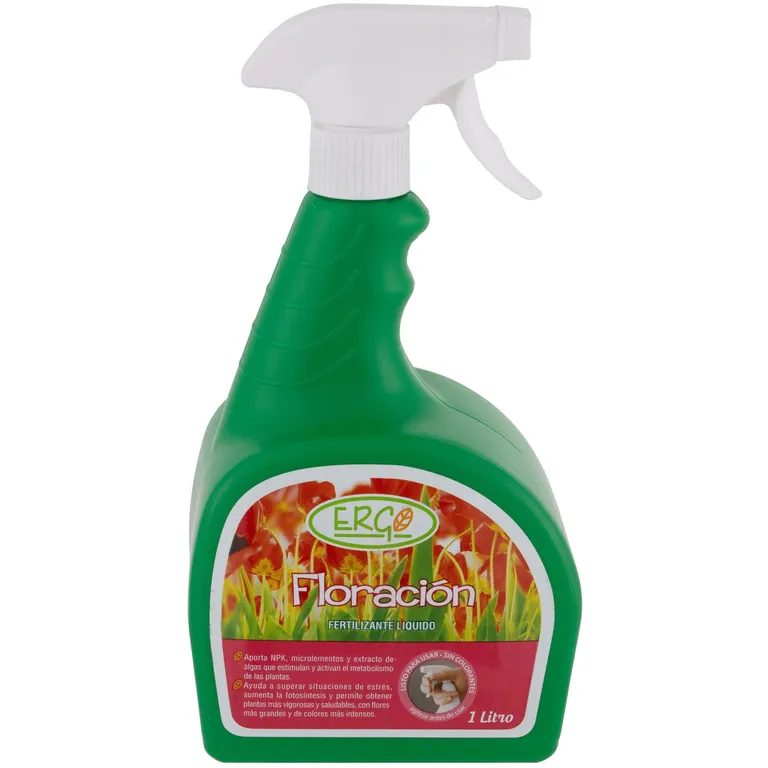 Fertilizante para flores líquido 1 litro spray