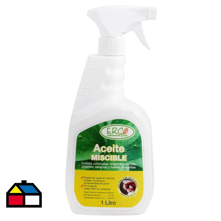 Insecticida para jardín 1 litro aceite