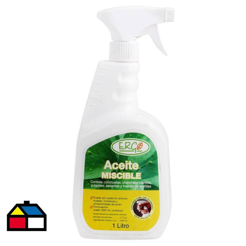 ERGO - Insecticida para jardín 1 litro aceite