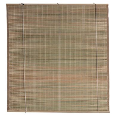 Cortina para jardn de totora con aspid 150x160 cm caf