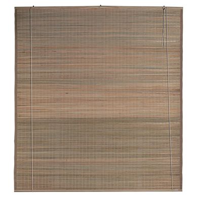 Cortina para jardn de totora con aspid 200x220 cm caf
