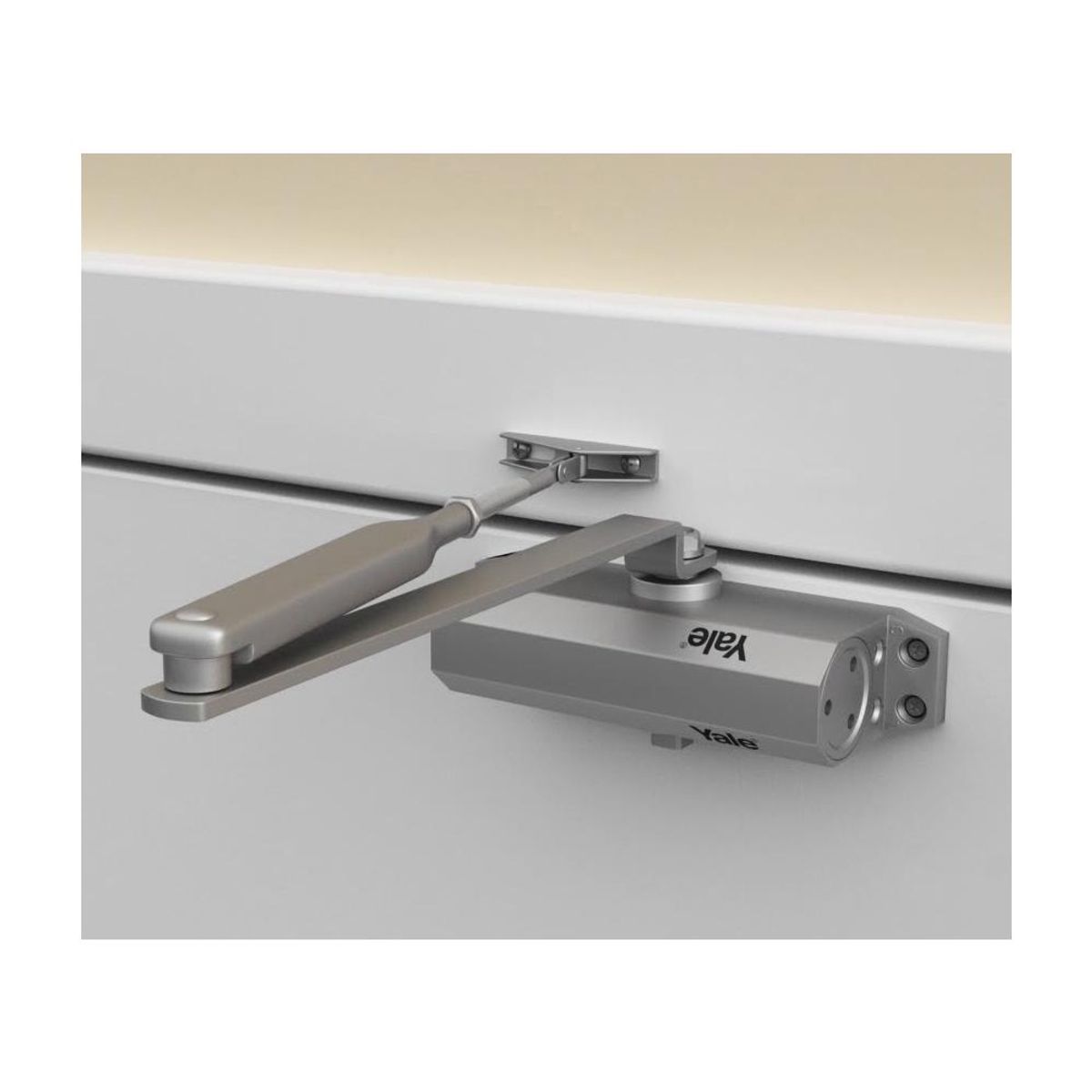 YALE - Cierra puertas hidráulico 25-45 kg gris