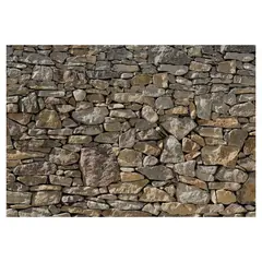 KOMAR - Papel Fotomural 2 Paneles Muro Piedra 21111 9,3 m2