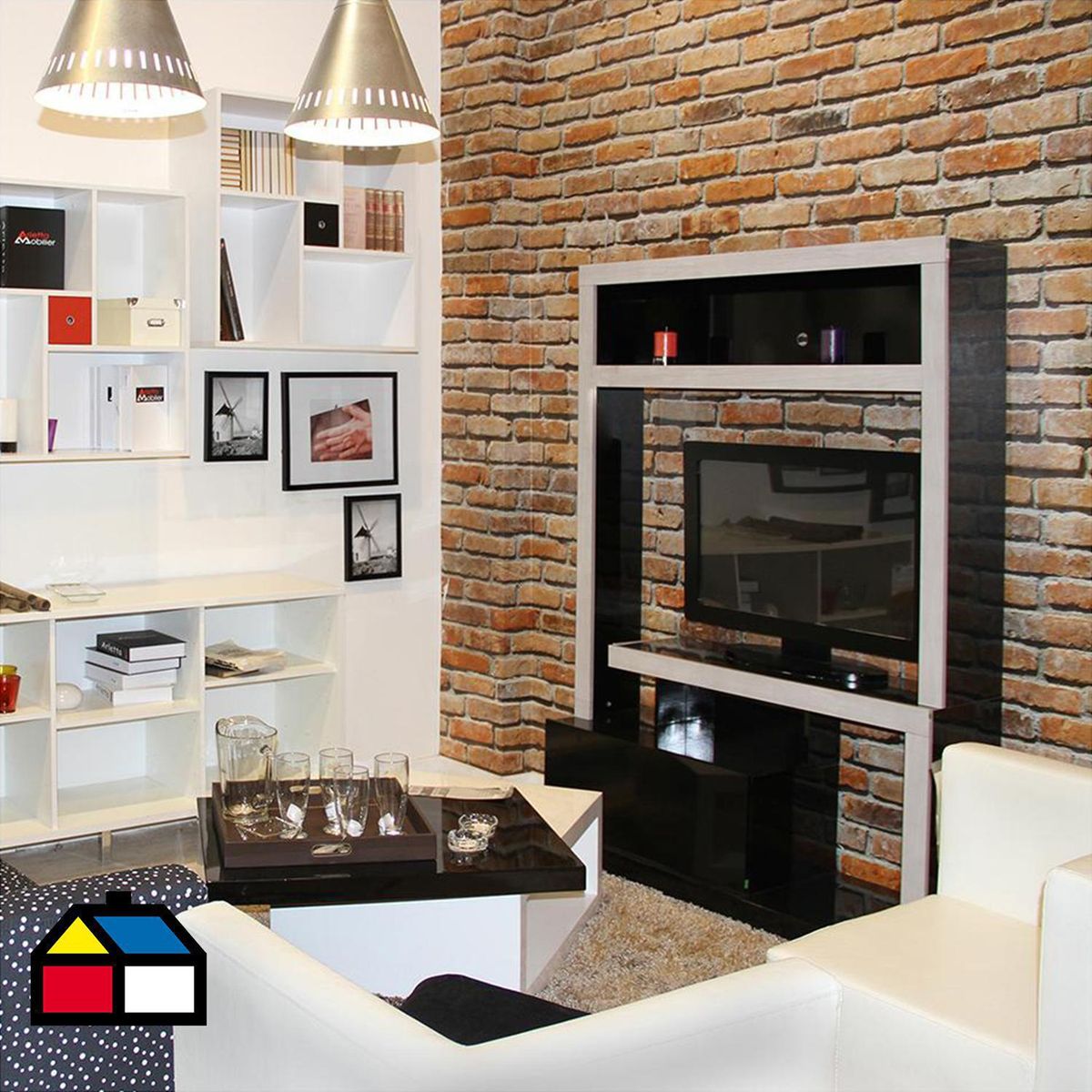 KOMAR - Papel Fotomural Ladrillo 9,34 m2